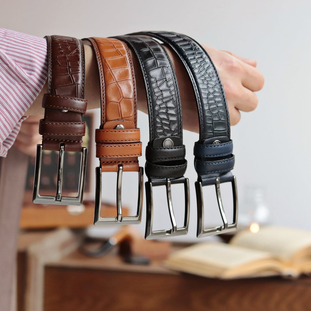 Exclusive Handmade Brown Leather Belt