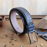 Load image into Gallery viewer, Exclusive Handmade Black Leather Belt
