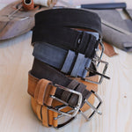 Load image into Gallery viewer, Personalized Luxury Modern Nut Leather Men Belt
