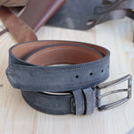 Load image into Gallery viewer, Personalized Luxury Modern Navy Leather Men Belt
