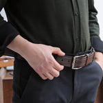 Load image into Gallery viewer, Unique Personalized Brown Leather Belt
