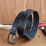 Load image into Gallery viewer, Unique Personalized Black Leather Belt
