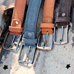 Load image into Gallery viewer, Personalized Luxury Modern Nut Leather Men Belt
