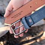 Load image into Gallery viewer, Personalized Luxury Modern Navy Leather Men Belt
