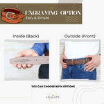 Load image into Gallery viewer, Unique Personalized Brown Leather Belt
