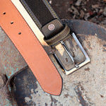 Load image into Gallery viewer, Personalized Stylish Special Occasion Gift Green Leather Belt
