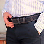 Load image into Gallery viewer, Personalized Stylish Special Occasion Gift Black Leather Belt
