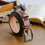 Load image into Gallery viewer, Personalized Stylish Special Occasion Gift Tan Leather Belt
